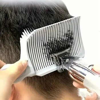 Verblassen Kamm Professionelle Barber Clipper Blending Flache Top Haar Schneiden Kamm Für Männer